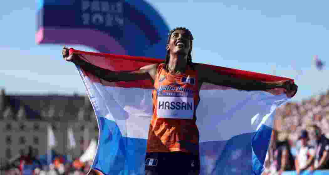 Sifan Hassan of the Netherlands set a new Olympic record in the Paris 2024. Sifan Hassan of the Netherlands set a new Olympic record in the Paris 2024.