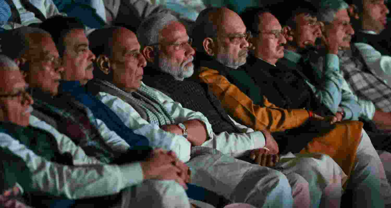 PM Modi praises The Sabarmati Report during Parliament event. PM Modi praises The Sabarmati Report during Parliament event.