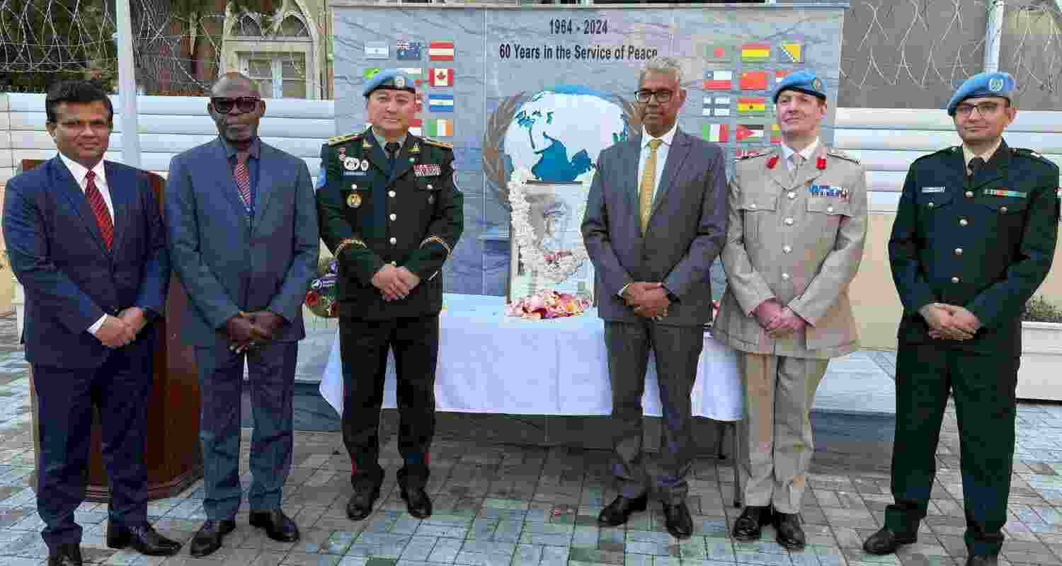 India honours General Thimayya’s memory in Cyprus ceremony. India honours General Thimayya’s memory in Cyprus ceremony.