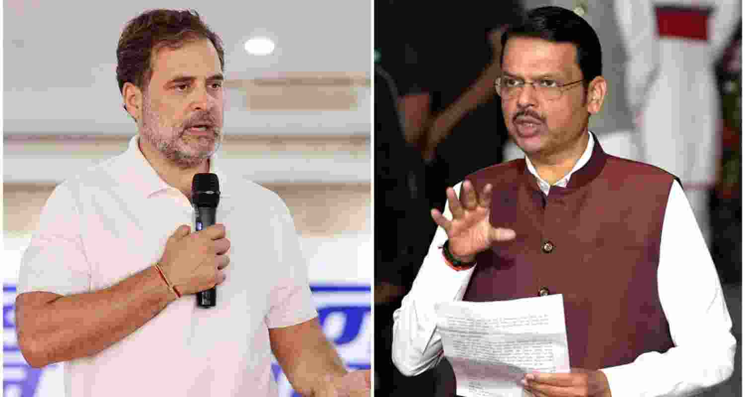 CM Devendra Fadnavis hits back at Rahul Gandhi’s Maharashtra poll allegations. CM Devendra Fadnavis hits back at Rahul Gandhi’s Maharashtra poll allegations.