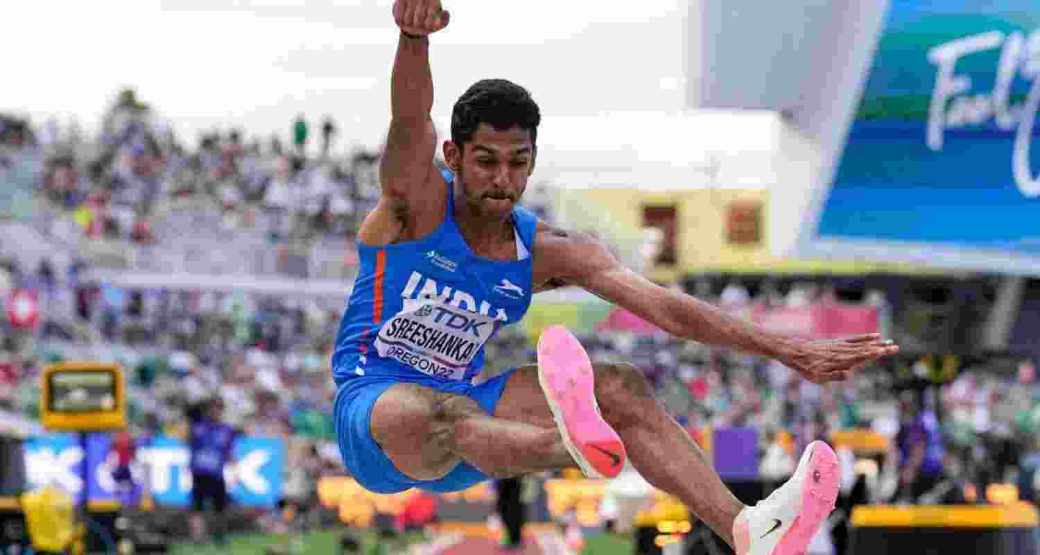 Sreeshankar Jumps 7.75m to Win Portugal Athletics Gold. Sreeshankar Jumps 7.75m to Win Portugal Athletics Gold.