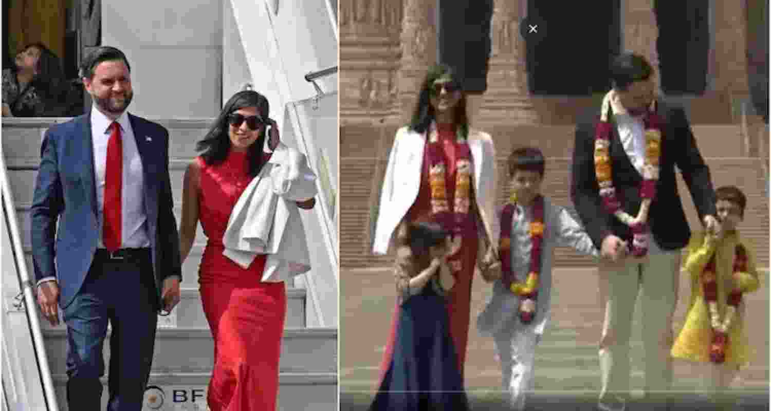 JD Vance defends interfaith marriage after criticism. JD Vance defends interfaith marriage after criticism.