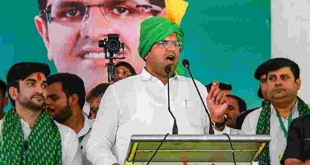 JJP Chief Dushyant Chautala. File Photo. JJP Chief Dushyant Chautala. File Photo.