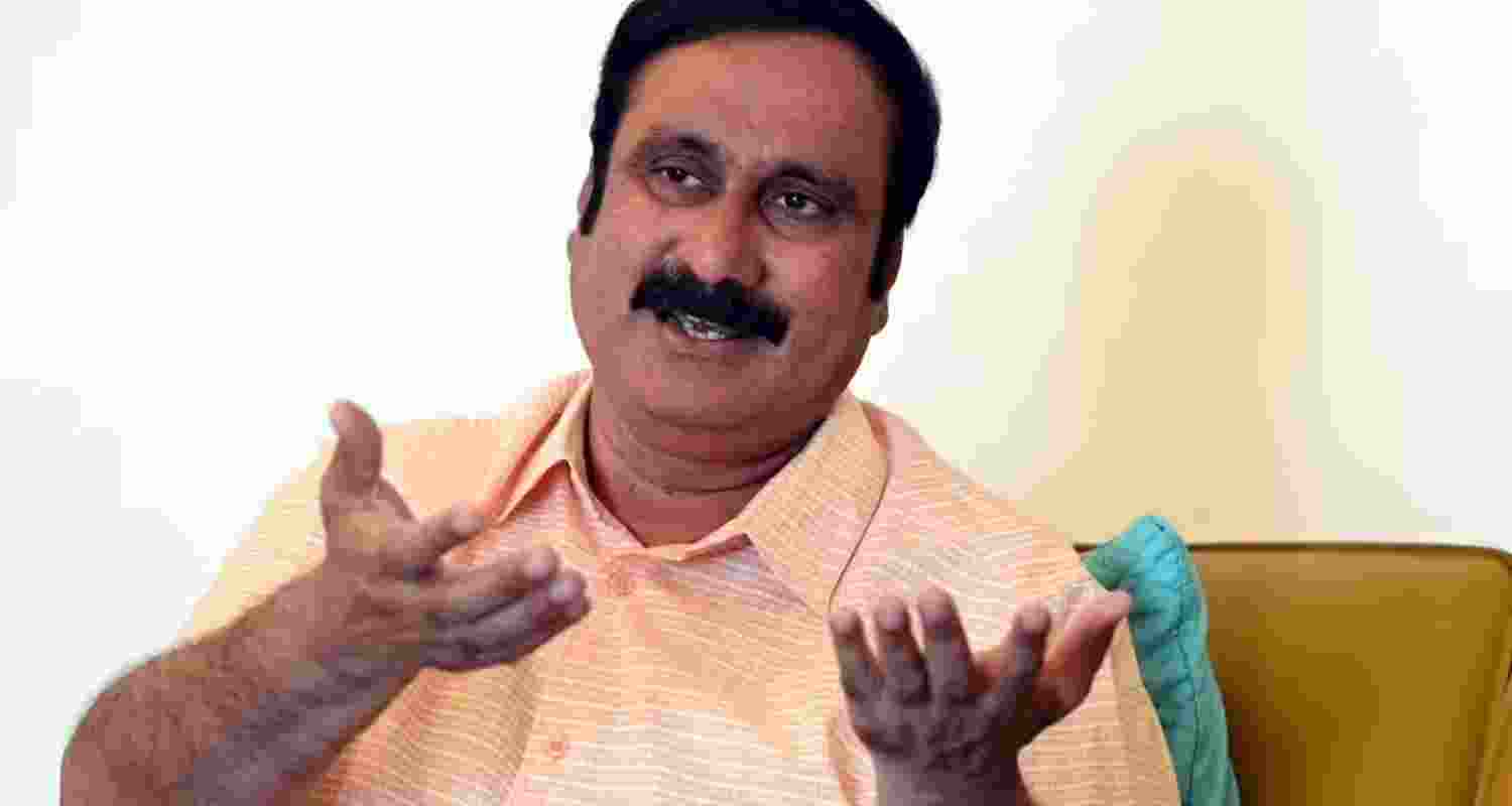 PMK president Anbumani Ramadoss. PMK president Anbumani Ramadoss.