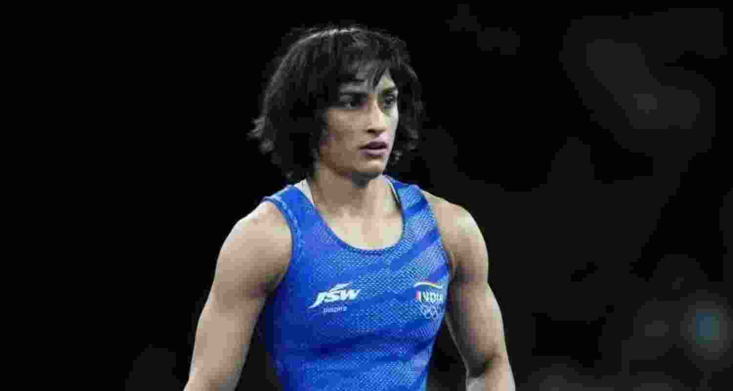Wrestler Vinesh Phogat. Wrestler Vinesh Phogat.