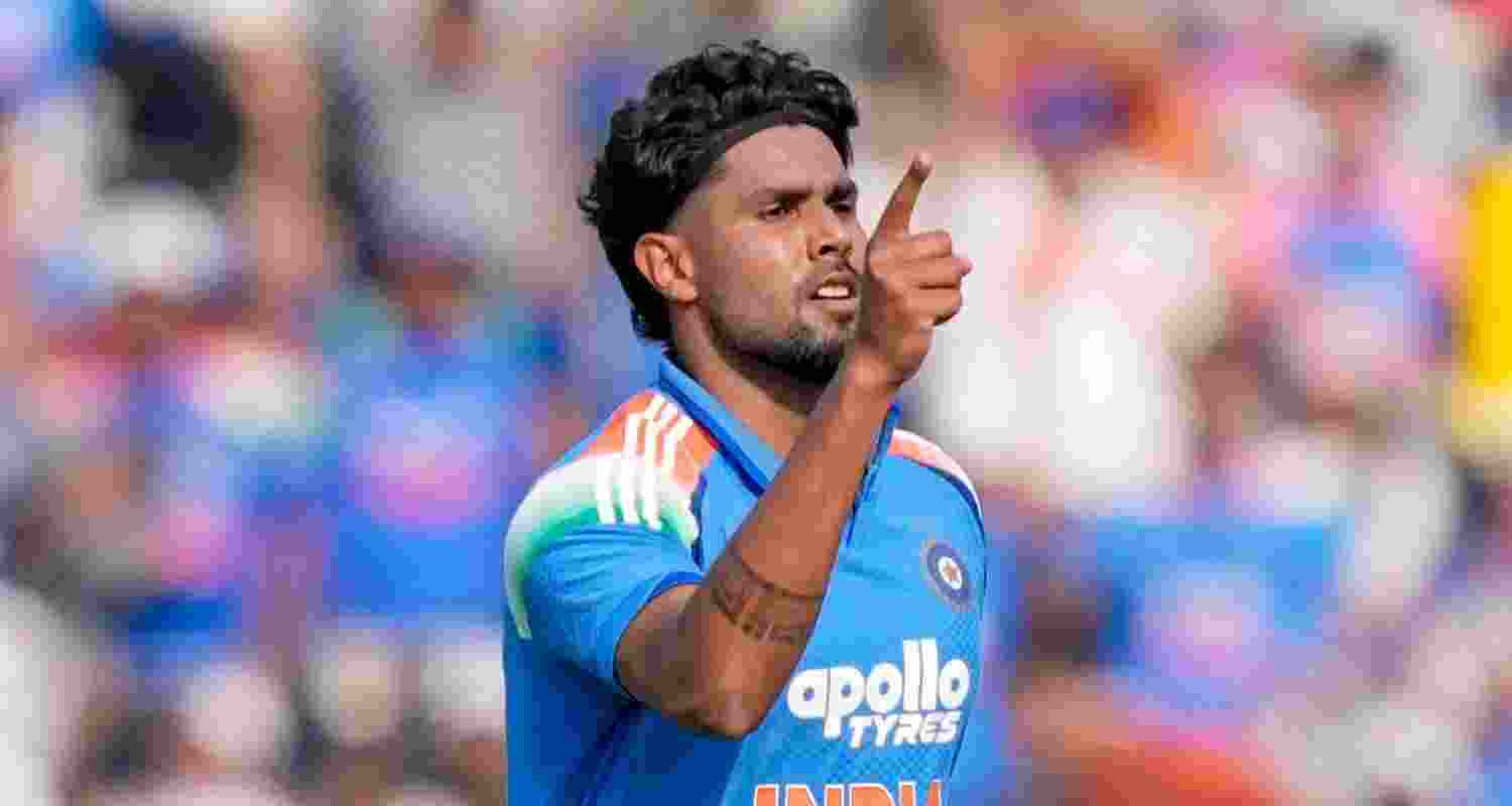 India fast bowler Harshit Rana. India fast bowler Harshit Rana.