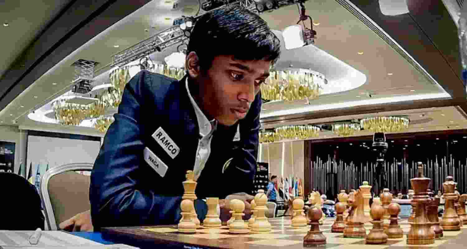 Indian chess grandmaster R Praggnanandhaa. Indian chess grandmaster R Praggnanandhaa.