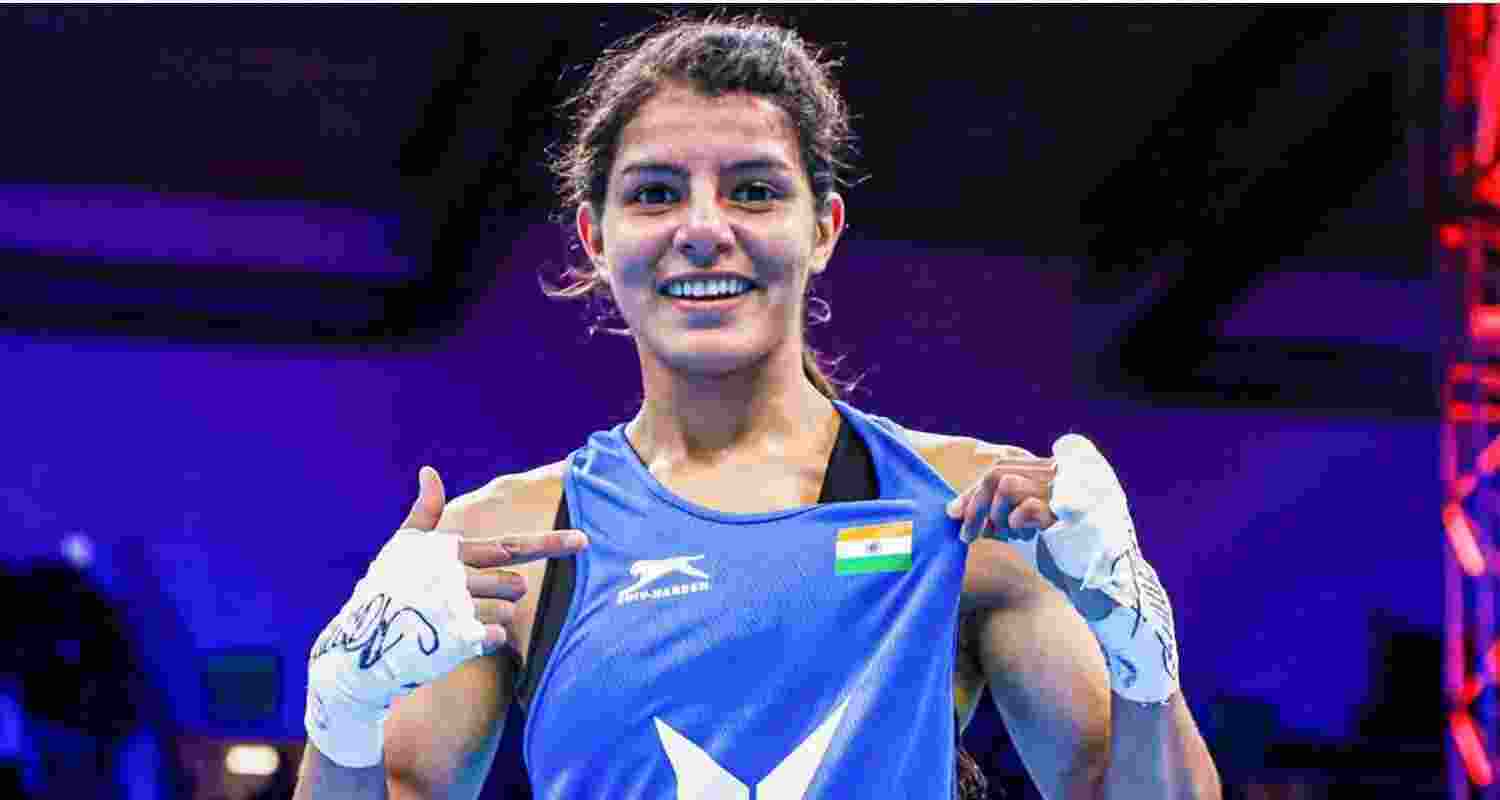 Indian boxer Sakshi Chaudhary. Indian boxer Sakshi Chaudhary.
