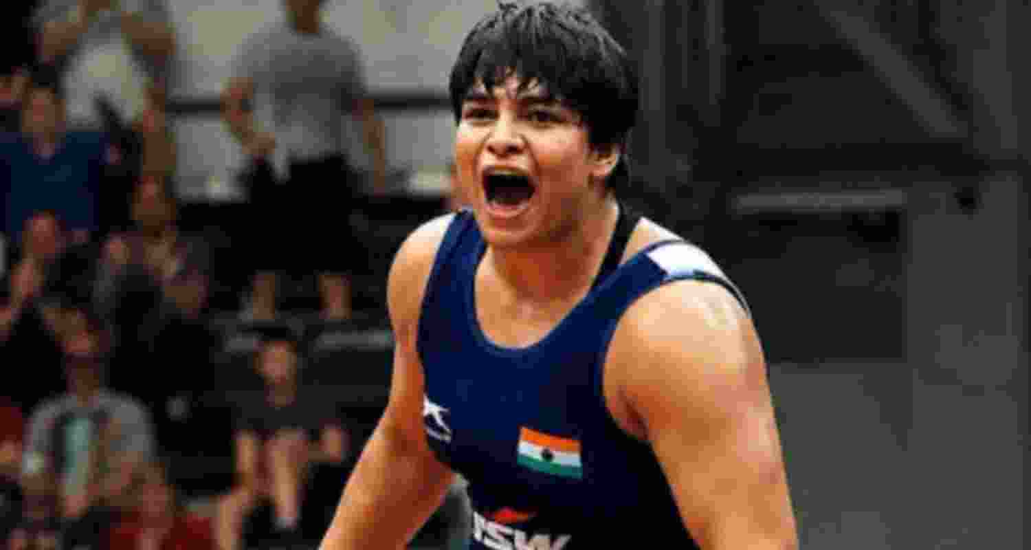 Wrestler Kajal Dhochak. Wrestler Kajal Dhochak.