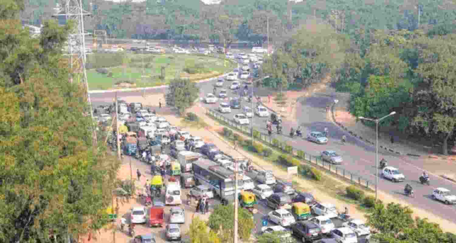 The Tribune Chowk in Chandigarh. The Tribune Chowk in Chandigarh.