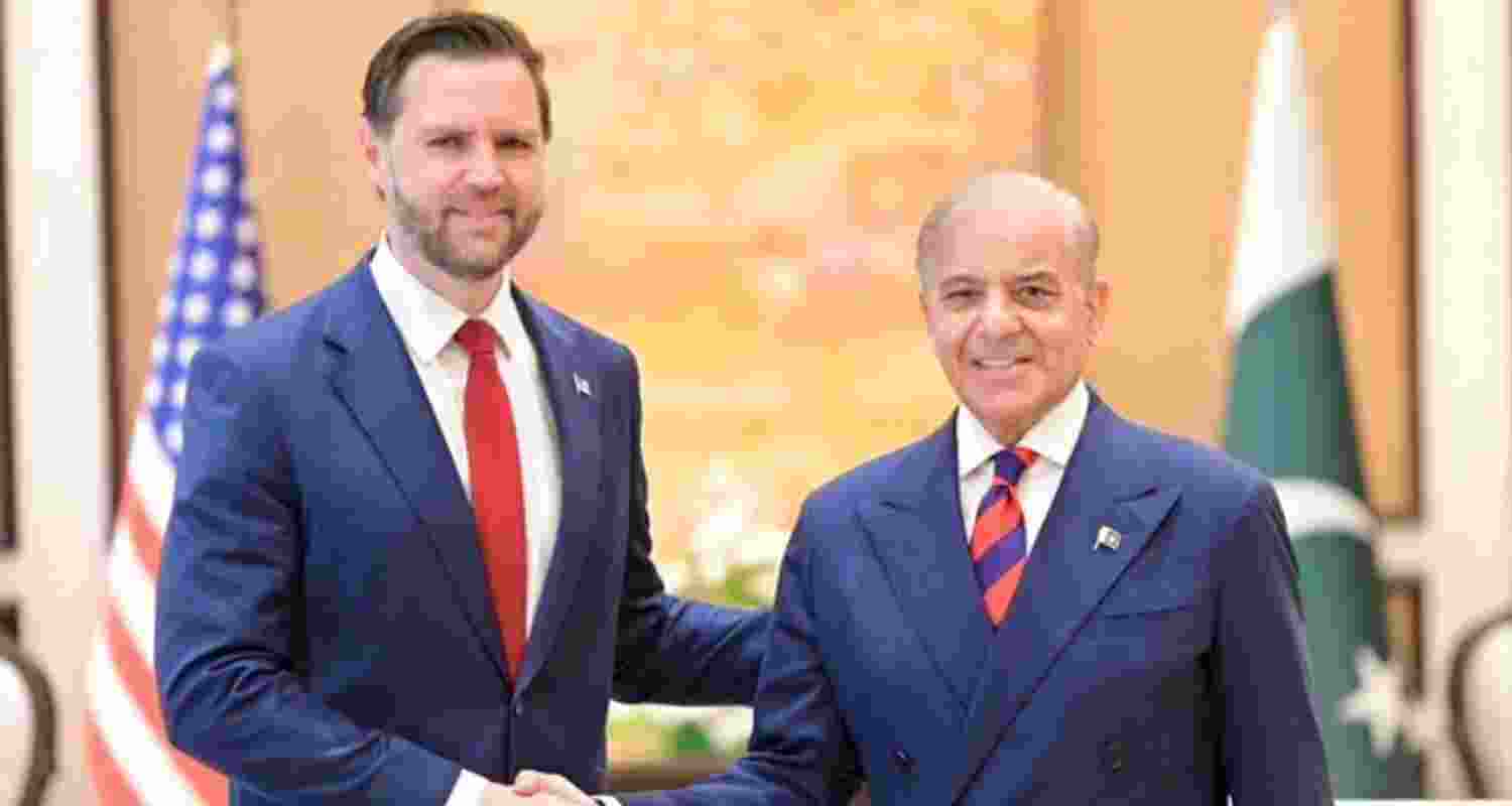 Pakistan Prime Minister Shehbaz Sharif on Sunday met US Vice President JD Vance on the sidelines of the ongoing technical-level talks in Switzerland. Pakistan Prime Minister Shehbaz Sharif on Sunday met US Vice President JD Vance on the sidelines of the ongoing technical-level talks in Switzerland.