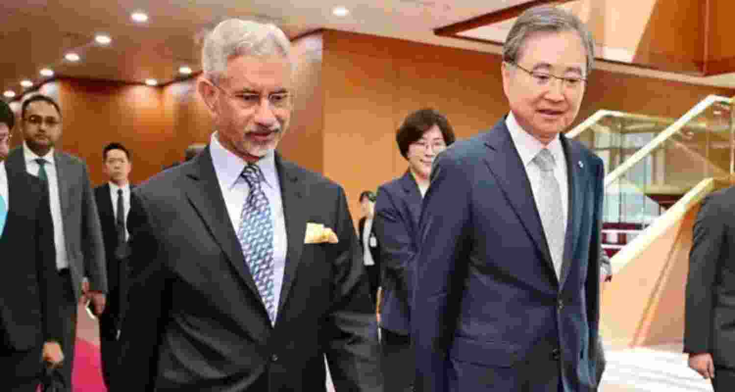 External Affairs Minister S Jaishankar on Wednesday held extensive talks with South Korean Foreign Minister Cho Hyun in Seoul. External Affairs Minister S Jaishankar on Wednesday held extensive talks with South Korean Foreign Minister Cho Hyun in Seoul.
