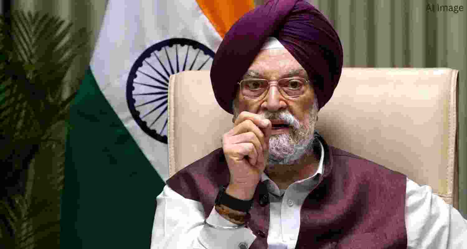 Union Minister for Petroleum and Natural Gas Hardeep Singh Puri. Union Minister for Petroleum and Natural Gas Hardeep Singh Puri.