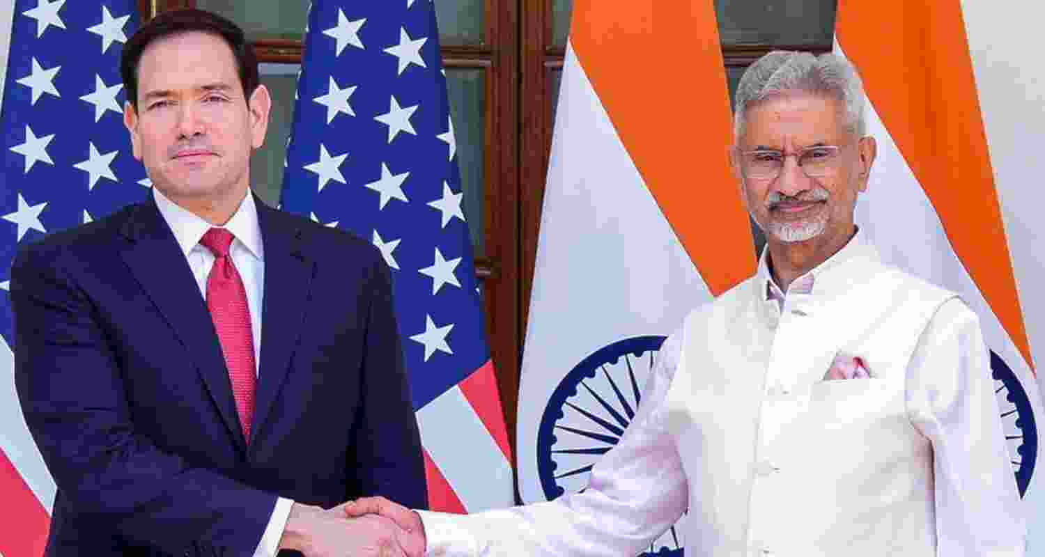 Marco Rubio and S. Jaishankar. Marco Rubio and S. Jaishankar.
