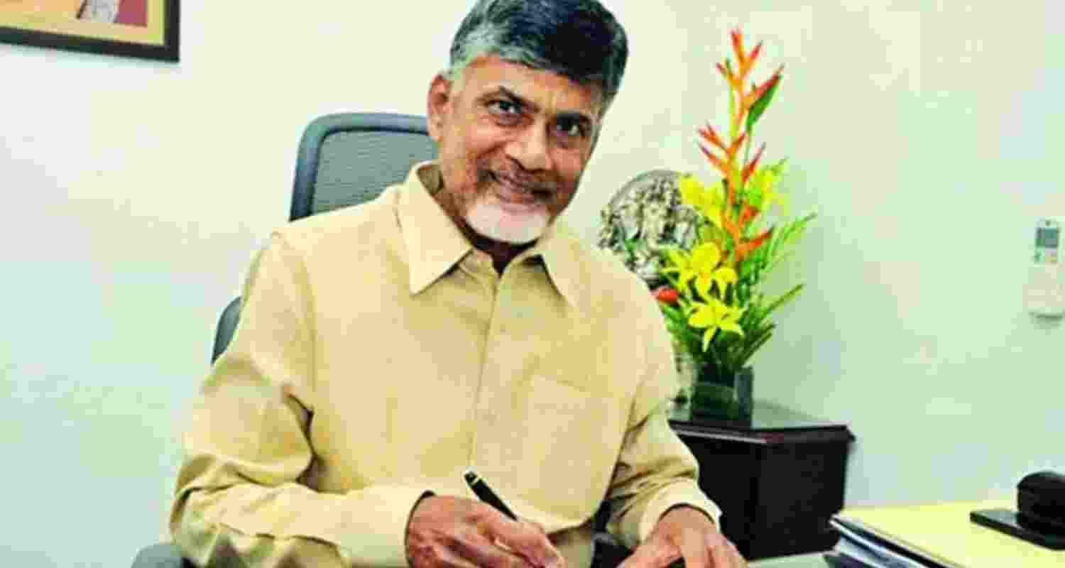 Andhra Pradesh Chief Minister N Chandrababu Naidu. Andhra Pradesh Chief Minister N Chandrababu Naidu.