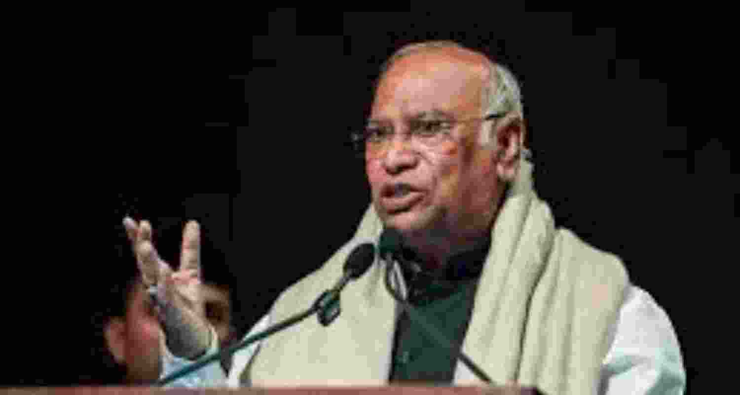 Congress president Mallikarjun Kharge. Congress president Mallikarjun Kharge.