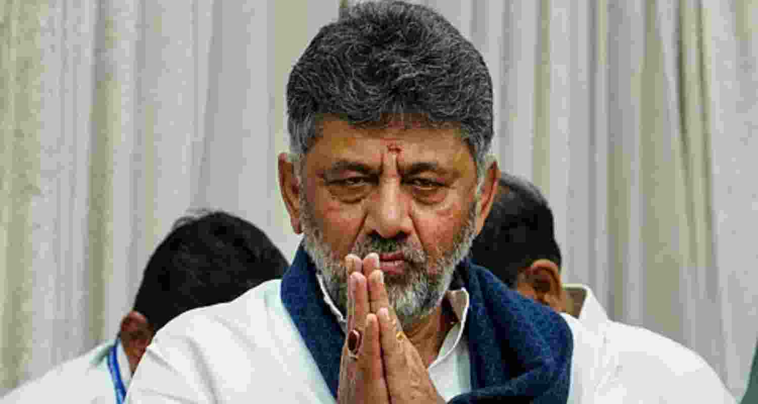 Karnataka Deputy Chief Minister and senior Congress leader D K Shivakumar. Karnataka Deputy Chief Minister and senior Congress leader D K Shivakumar.