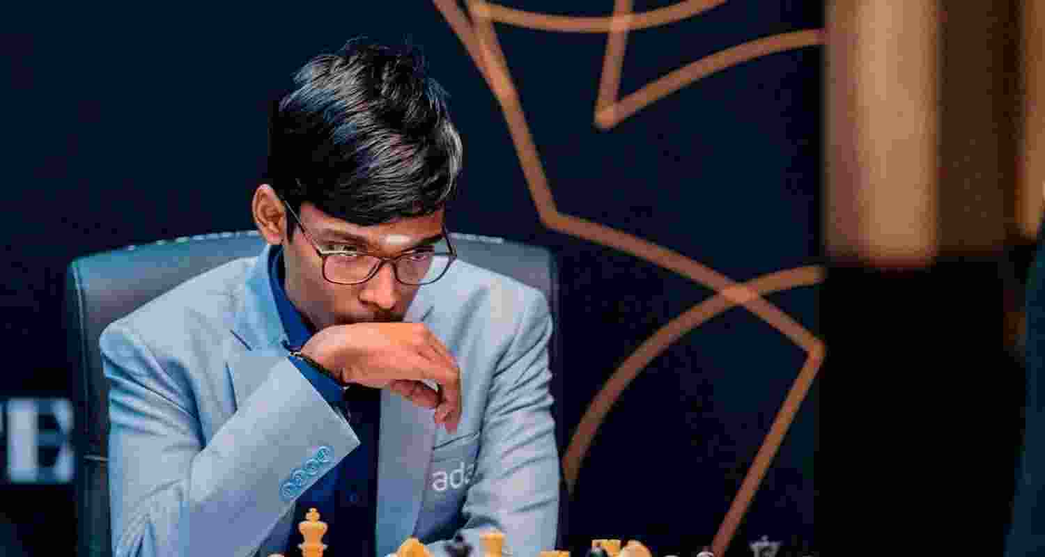 Indian Grandmaster R Praggnanandhaa. Indian Grandmaster R Praggnanandhaa.