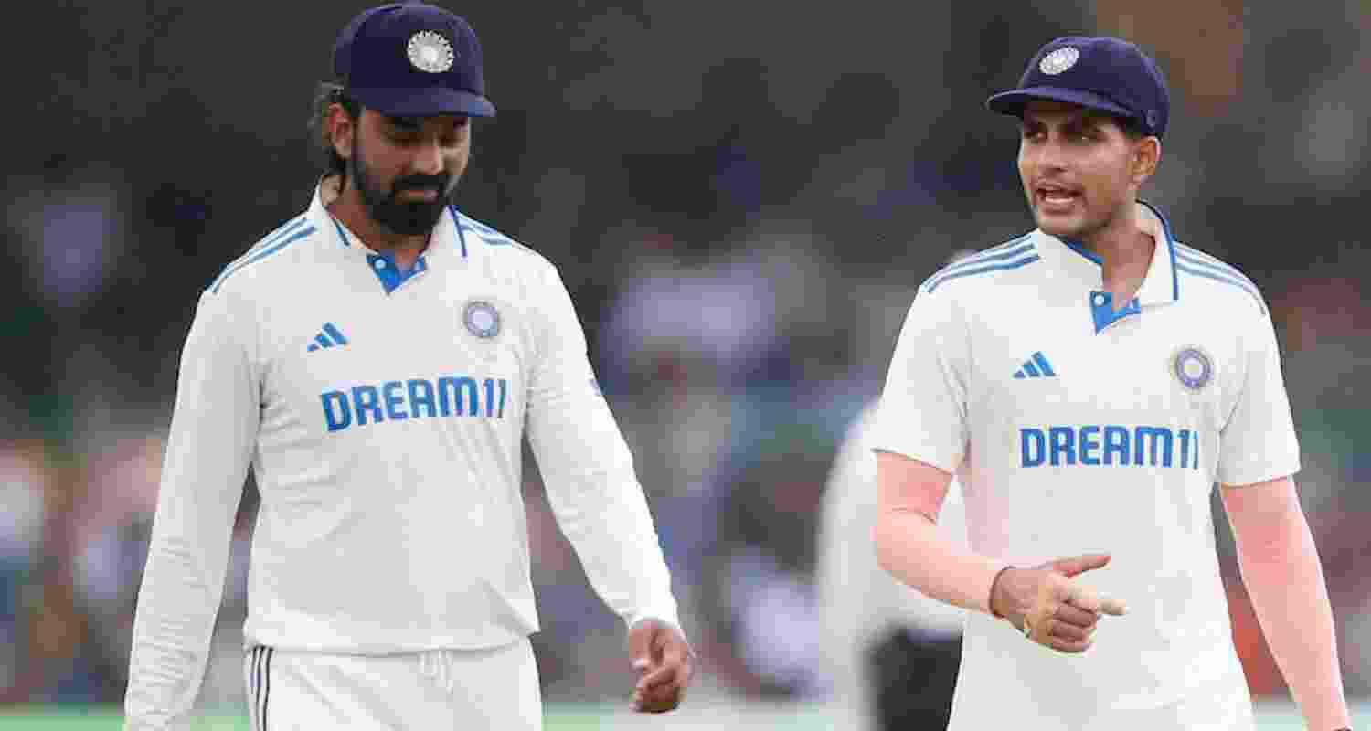 KL Rahul and Shubman Gill. KL Rahul and Shubman Gill.