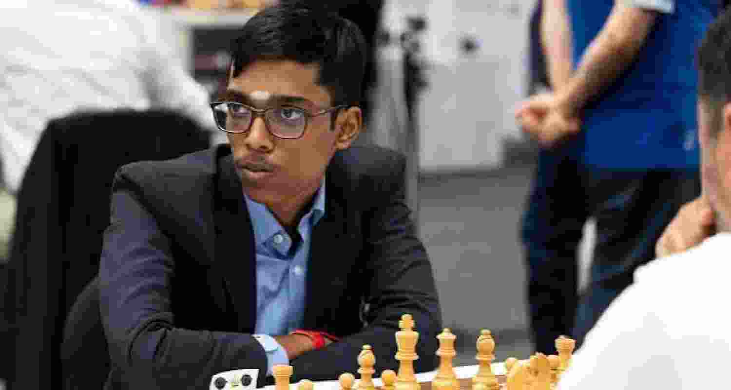 Indian Grandmaster R Praggnanandhaa. Indian Grandmaster R Praggnanandhaa.