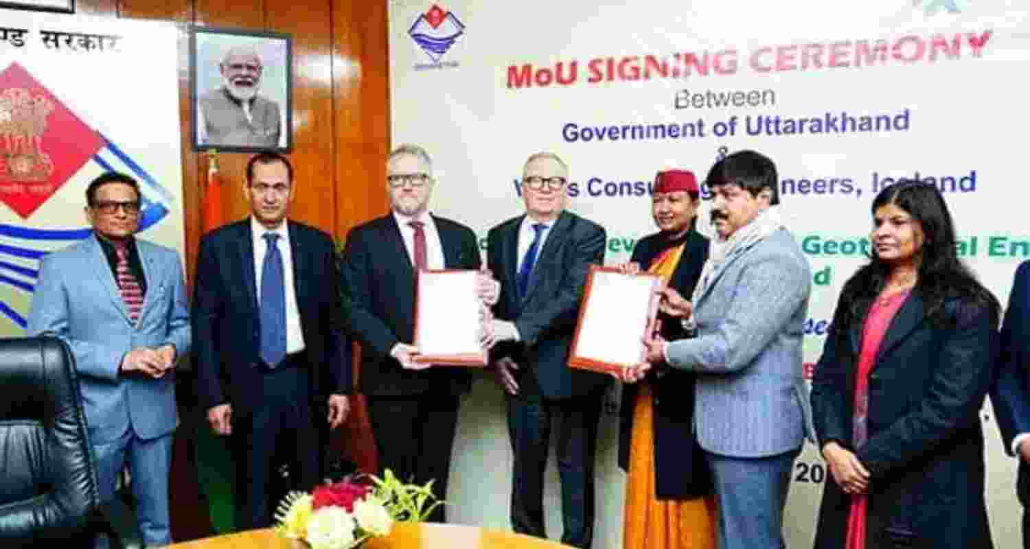 Uttarakhand Govt signs MoU with Iceland’s firm for geothermal energy development. Uttarakhand Govt signs MoU with Iceland’s firm for geothermal energy development.