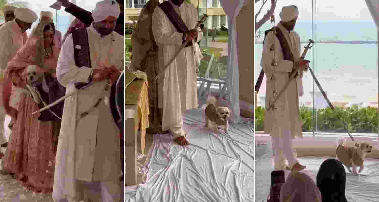 Video grabs of the ceremony Video grabs of the ceremony
