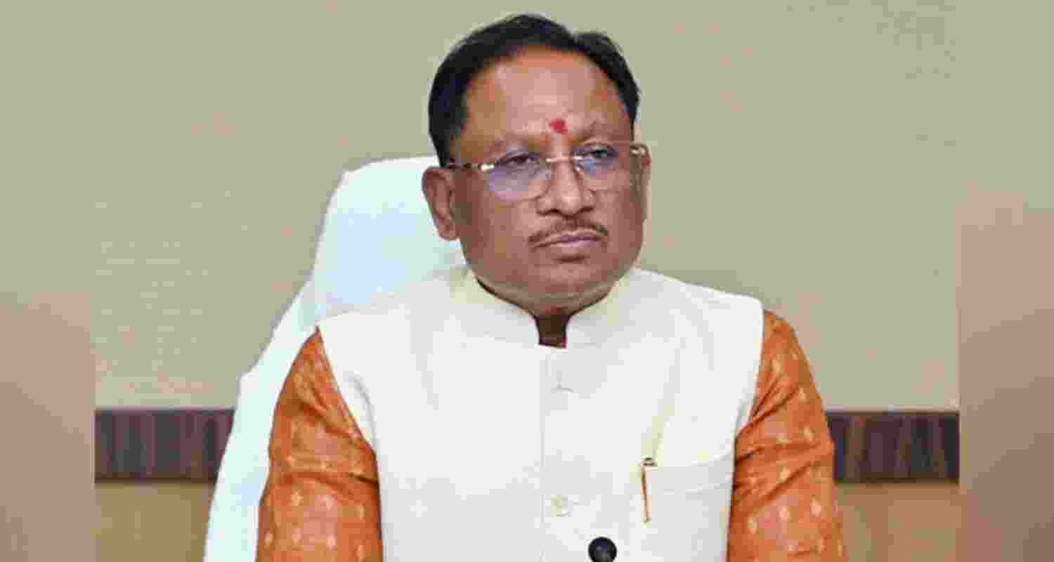 Chhattisgarh Chief Minister Vishnu Deo Sai - file image. Chhattisgarh Chief Minister Vishnu Deo Sai - file image.