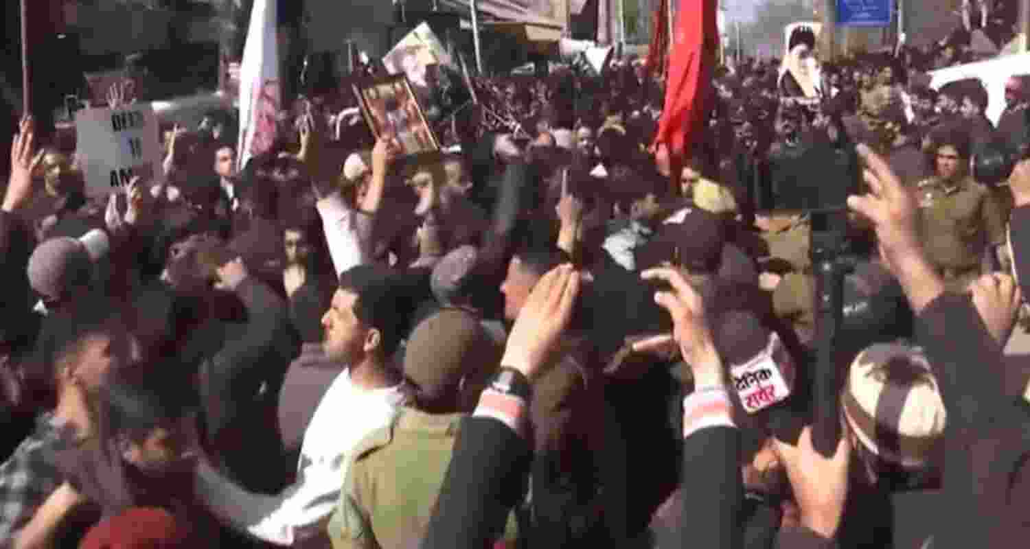 Visual from the protest in Srinagar Jammu and Kashmir. Visual from the protest in Srinagar Jammu and Kashmir.