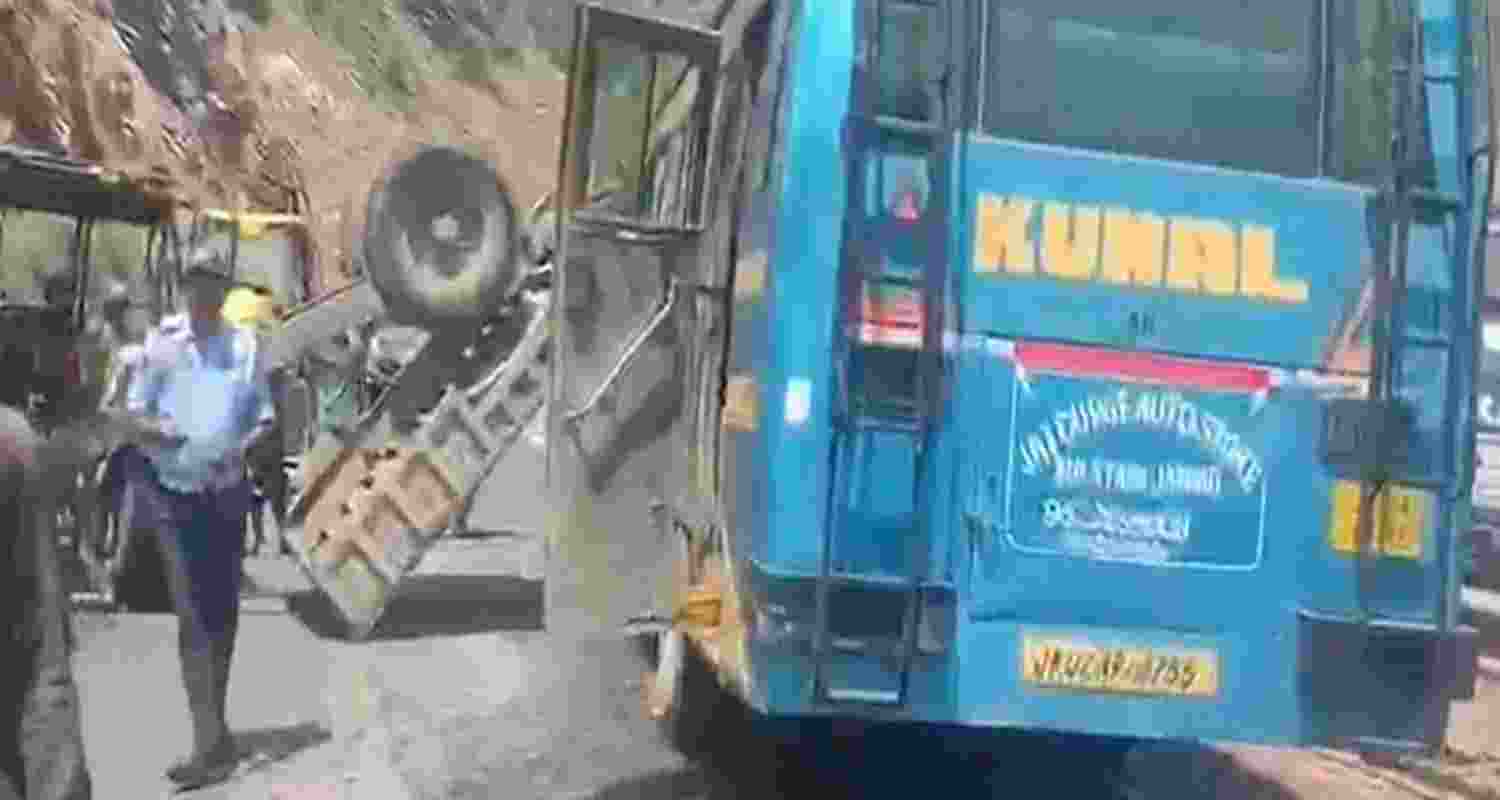 Visual from the site of the accident Visual from the site of the accident