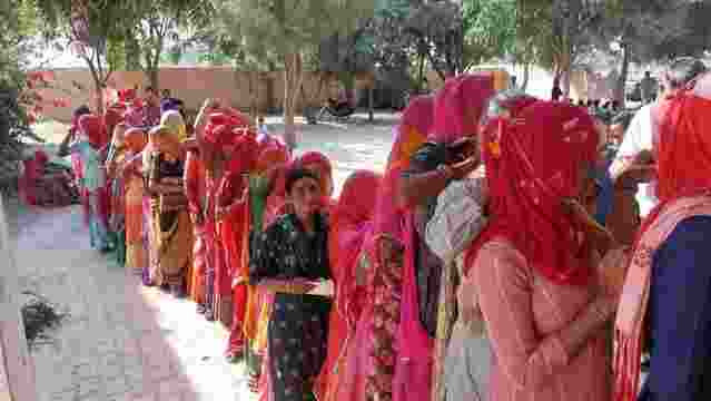 Ramgarh leads with 71.45% turnout in Rajasthan bypolls Ramgarh leads with 71.45% turnout in Rajasthan bypolls