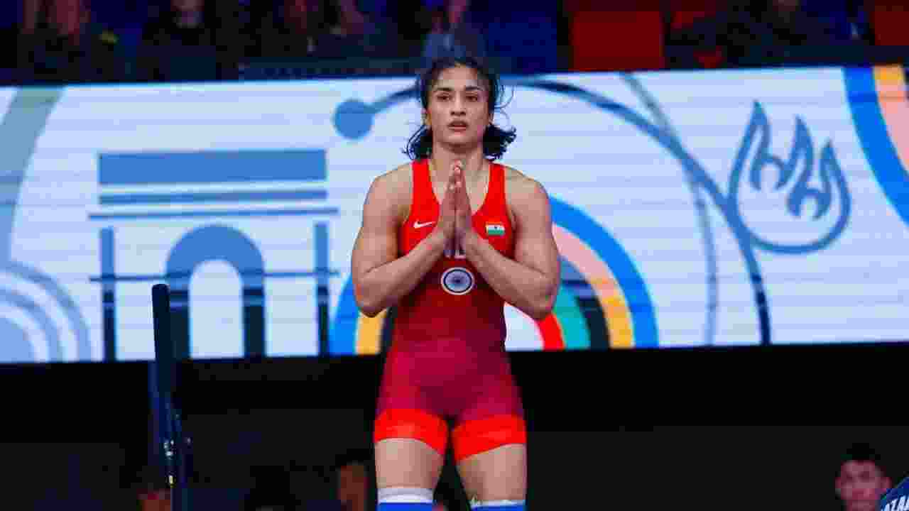 Wrestler Vinesh Phogat. Wrestler Vinesh Phogat.