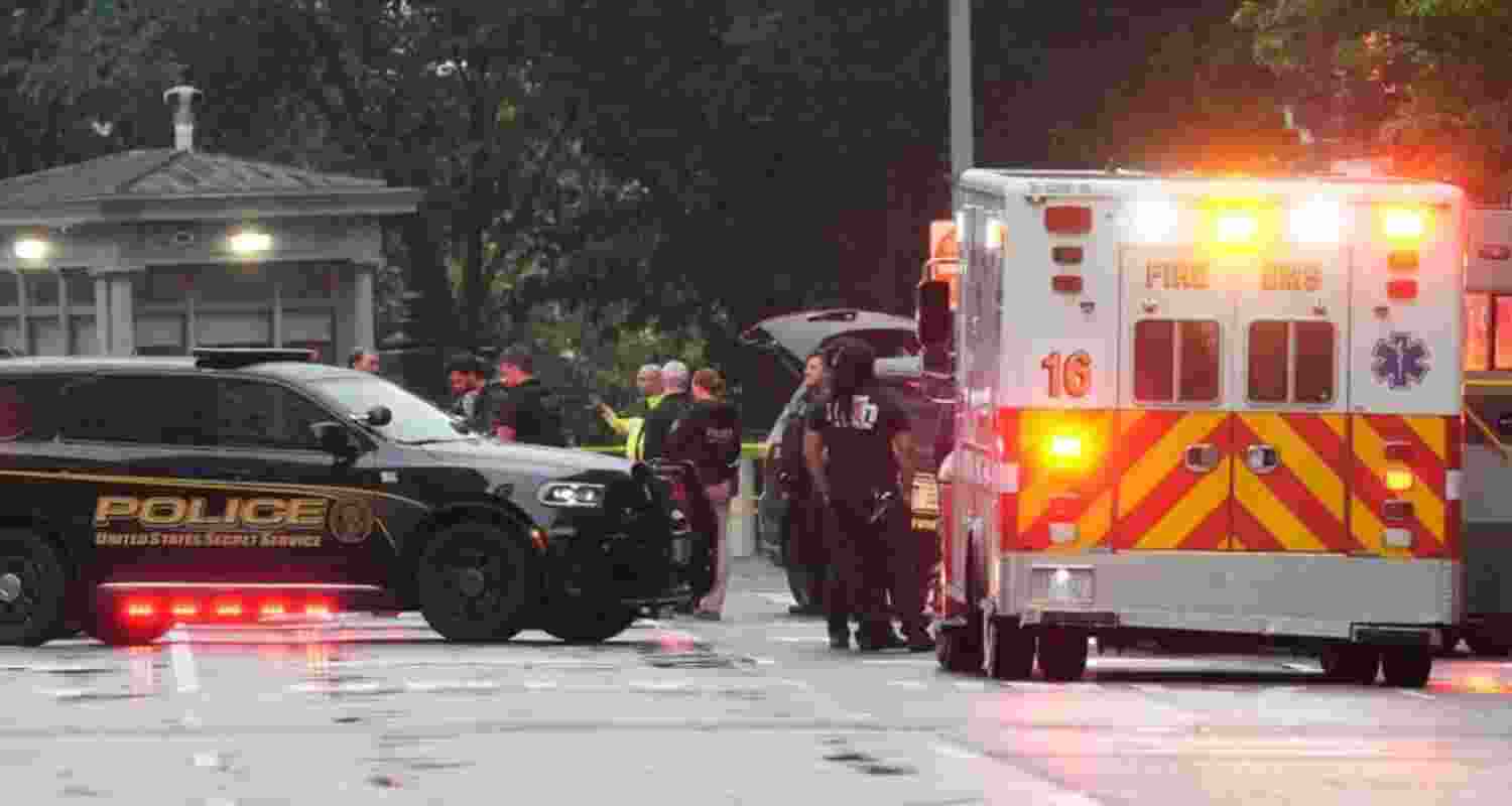 A man opened fire near a White House checkpoint before being shot dead by Secret Service officers. Trump was unharmed; one bystander was hit. A man opened fire near a White House checkpoint before being shot dead by Secret Service officers. Trump was unharmed; one bystander was hit.