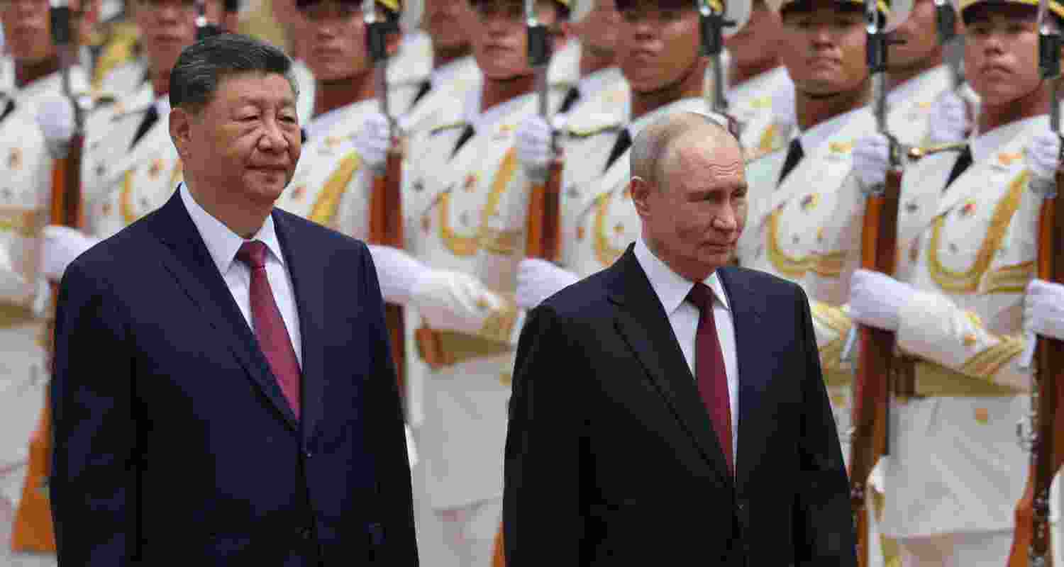 Putin arrives in Beijing for a two-day visit as Xi Jinping vows deeper China-Russia ties days after Donald Trump’s China trip. Putin arrives in Beijing for a two-day visit as Xi Jinping vows deeper China-Russia ties days after Donald Trump’s China trip.