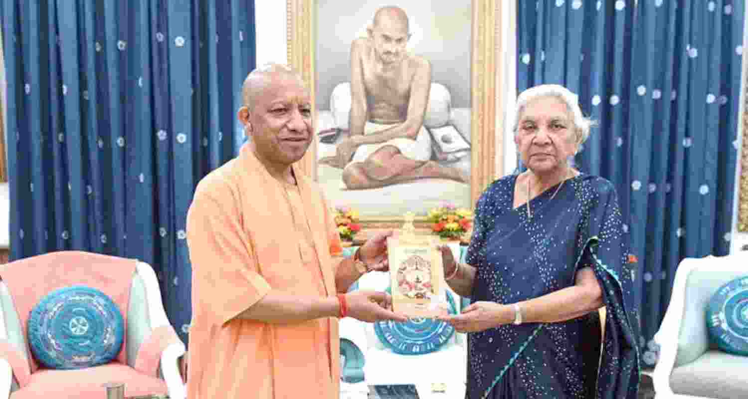 Chief Minister Yogi Adityanath meets Governor Anandiben Patel on Saturday. Chief Minister Yogi Adityanath meets Governor Anandiben Patel on Saturday.